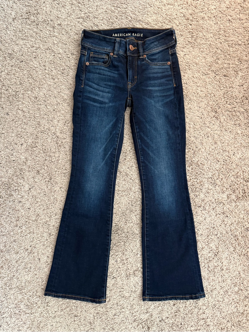 American Eagle Outfitters Kick Boot Jeans Size 00 X-Short
